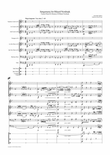 Grieg: Sørgemarj for Rikard Nordraak | Funeral March for Rikard Nordraak (Griegs own transcription (arr. Roar Kvam)