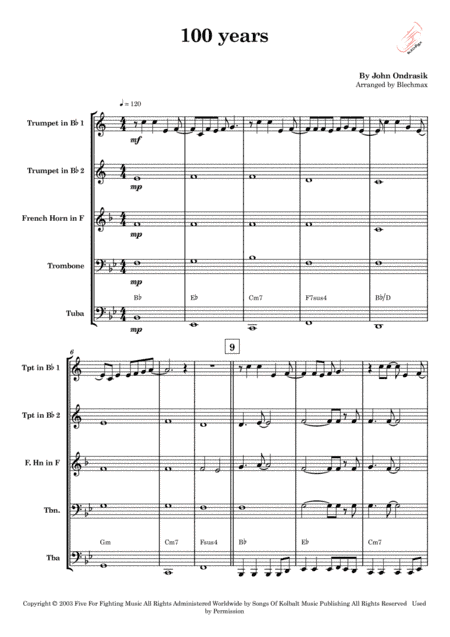 100 Years (arr. BlechMax)