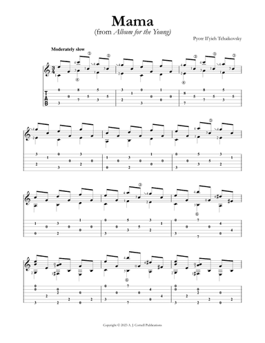Mama (from Album for the Young) (arr. Mark Phillips)