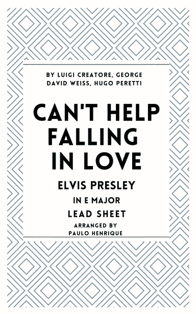 Can't Help Falling In Love (arr. Paulo Henrique)