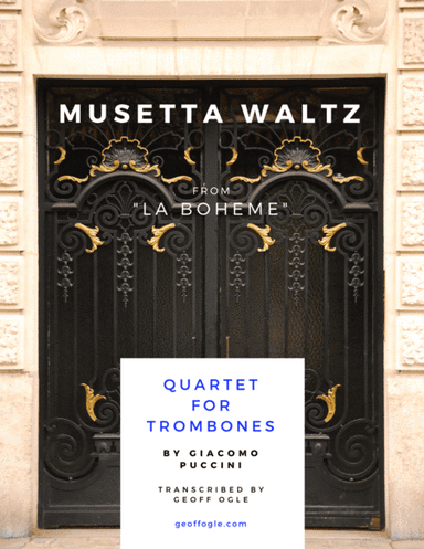 Musetta Waltz from La Boheme (arr. Geoff Ogle)