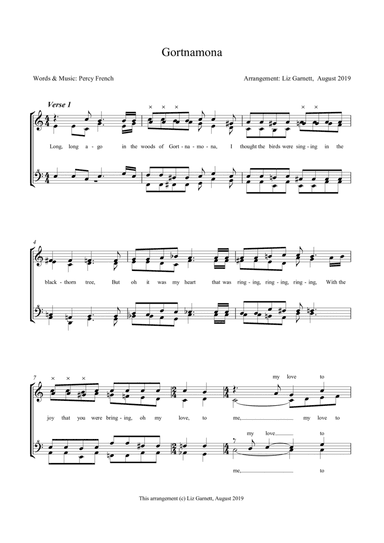 Gortnamona (arr. Liz Garnett)