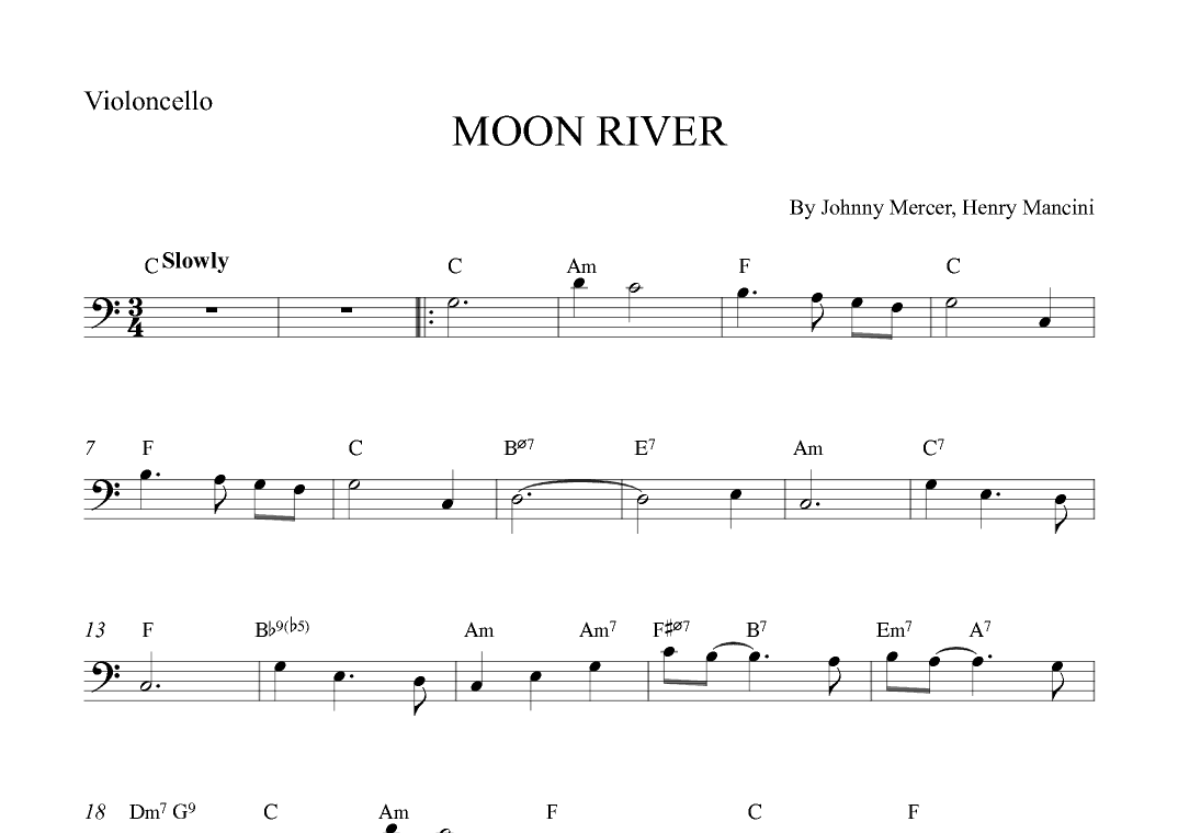 Moon River (arr. Alex Nunes Rodriguez)