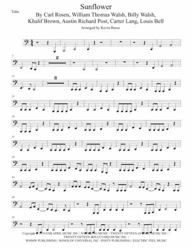 Sunflower (arr. Kevin Busse)