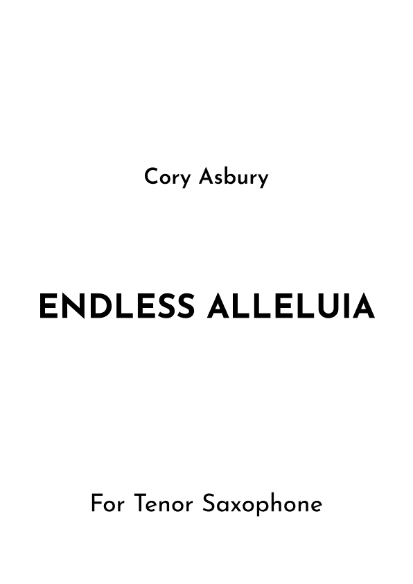 Endless Alleluia (arr. Jireh J.)