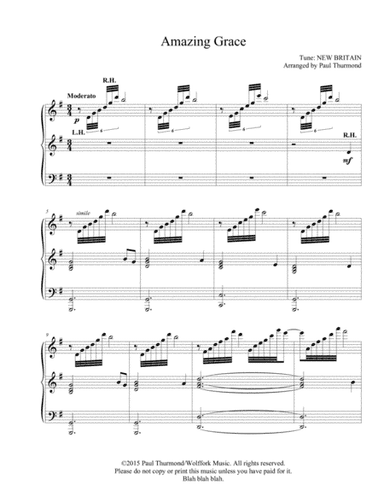 Amazing Grace (arr. Paul Thurmond)