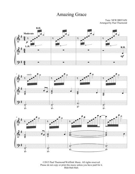 Amazing Grace (arr. Paul Thurmond)