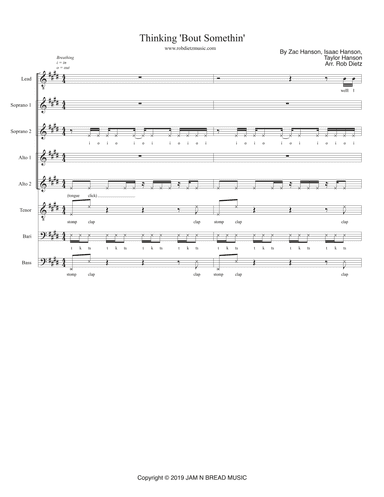 Thinkin Bout Somethin (arr. Rob Dietz)