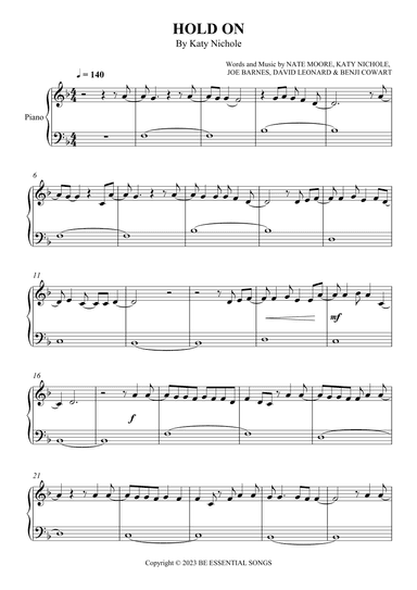 Hold On (arr. SCMusic)