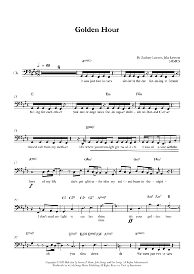 Golden Hour (arr. SMMUS)