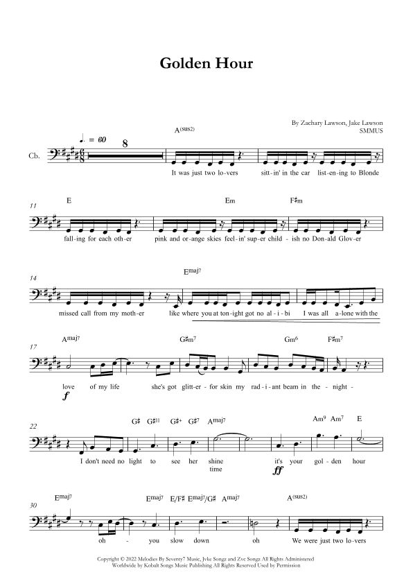 Golden Hour (arr. SMMUS)