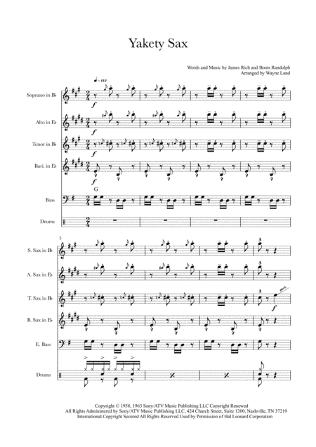 Yakety Sax (arr. Wayne Land)