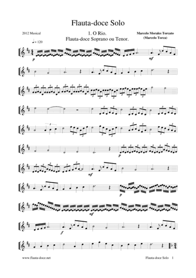 Flauta-doce Solo/ Recorder Solo