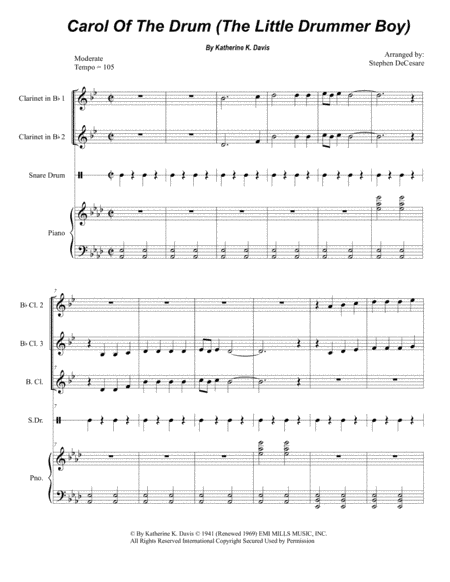 Carol Of The Drum (arr. Stephen DeCesare)
