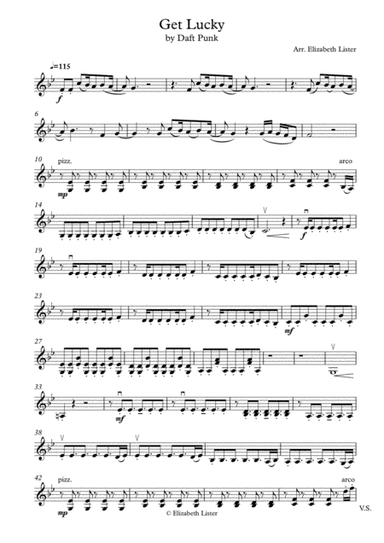 Get Lucky (arr. Elizabeth Lister)