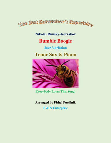 "Bumble Boogie Jazz Variation"-Piano Background Track for Tenor Sax and Piano-Video (arr. Fishel Pustilnik)