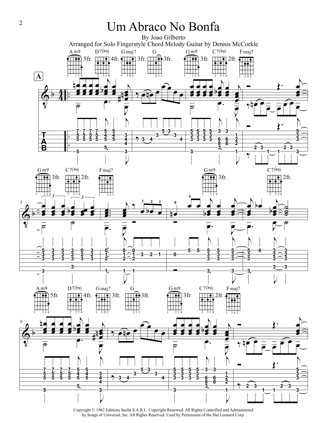 Um Abraco No Bonfa (arr. Dennis McCorkle)