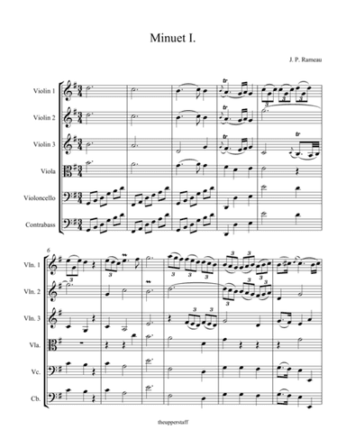 Minuets from Concert 2 (arr. theupperstaff.com)