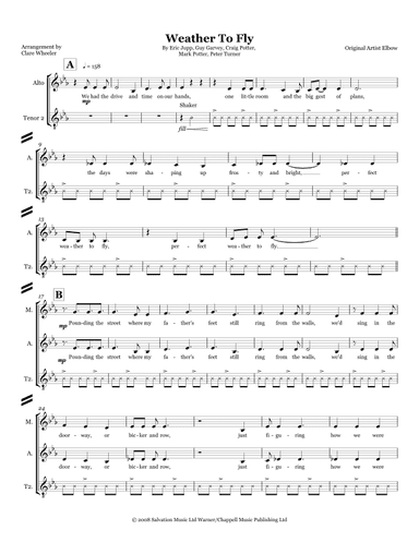 Weather To Fly (arr. Clare Wheeler)