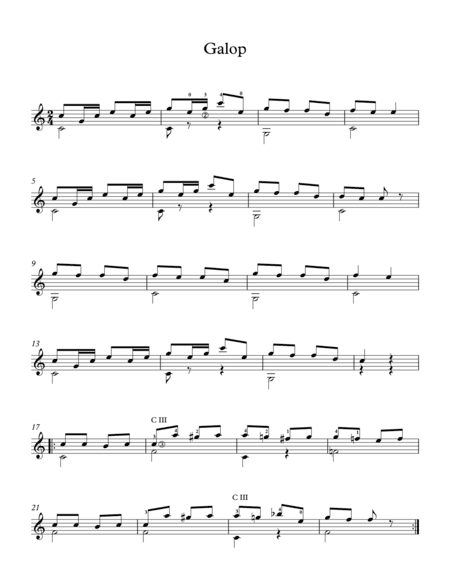 Galop - French Traditional (arr. Milan Mitic)