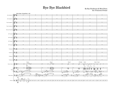 Bye Bye Blackbird (arr. Francesco Protasi)