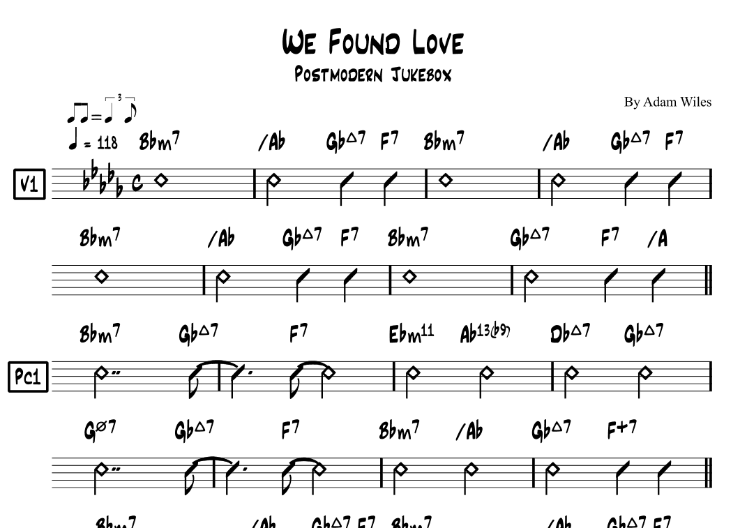 We Found Love (arr. Lef Germenlis)
