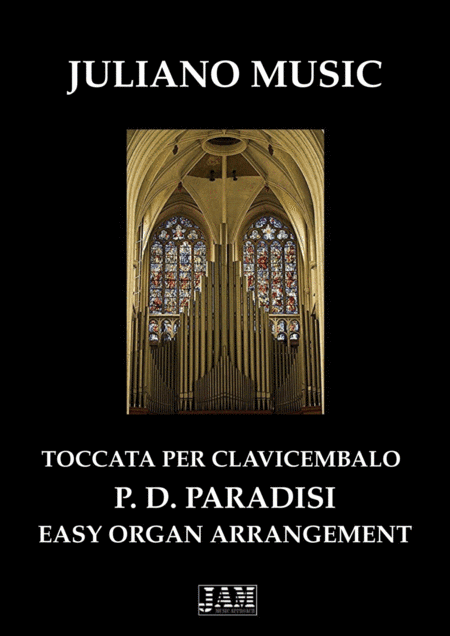 TOCCATA PER CLAVICEMBALO (EASY ORGAN - C. VERSION) - P. D. PARADISI (arr. Juliano Music)