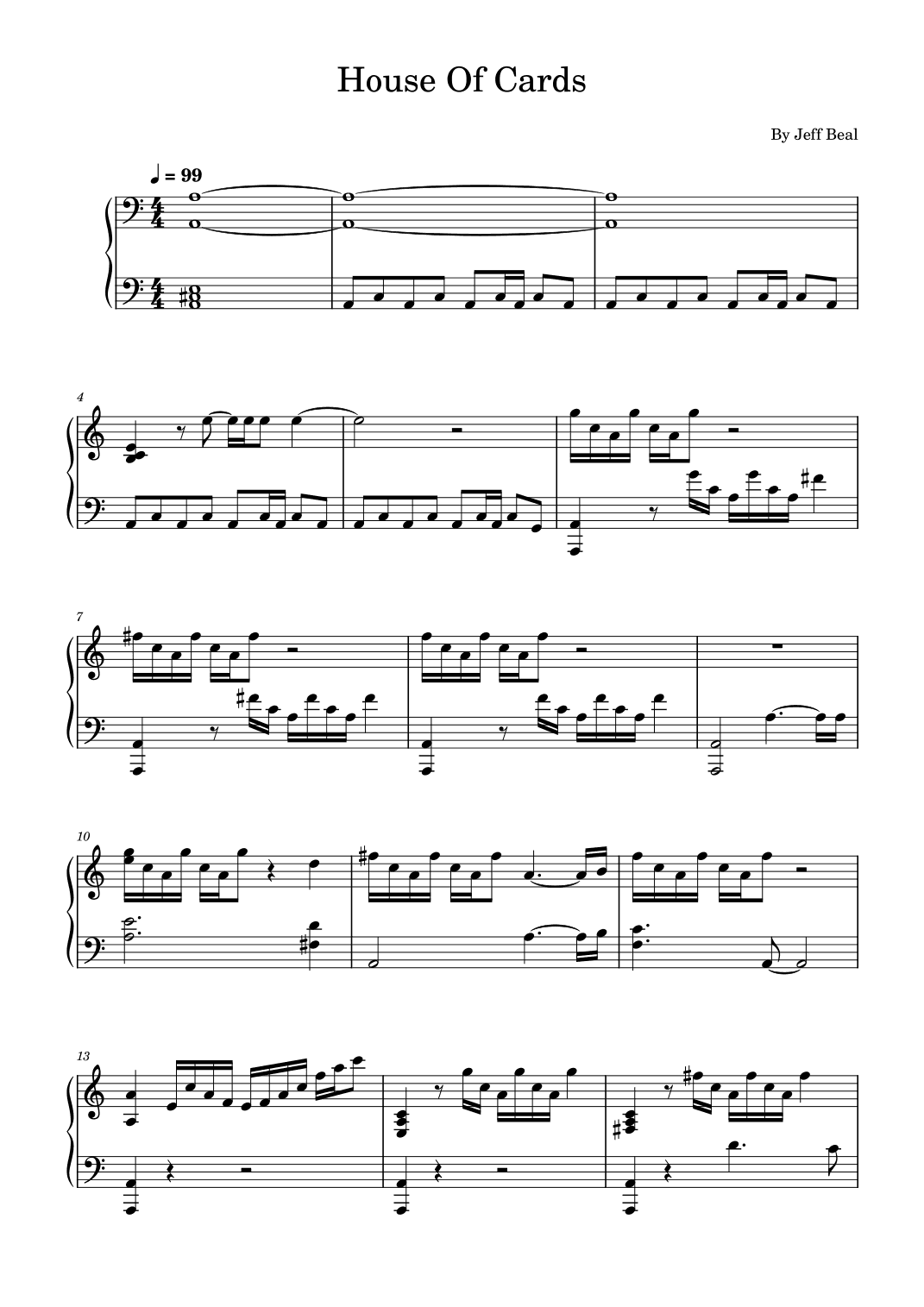 House Of Cards S03 End Theme (arr. poon)