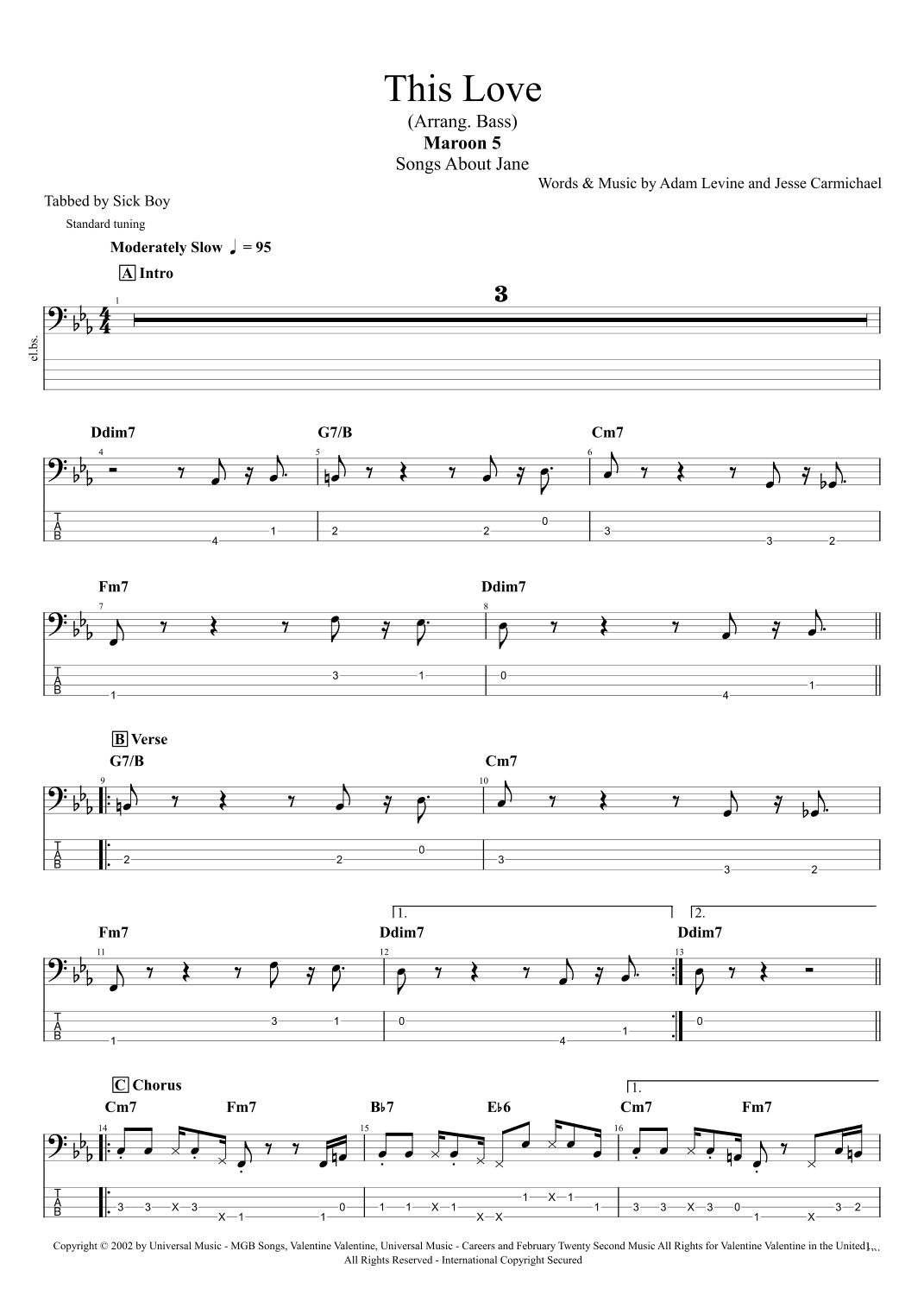 This Love (arr. Sick Boy)