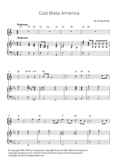 God Bless America ® (arr. Alex Nunes Rodrigues)