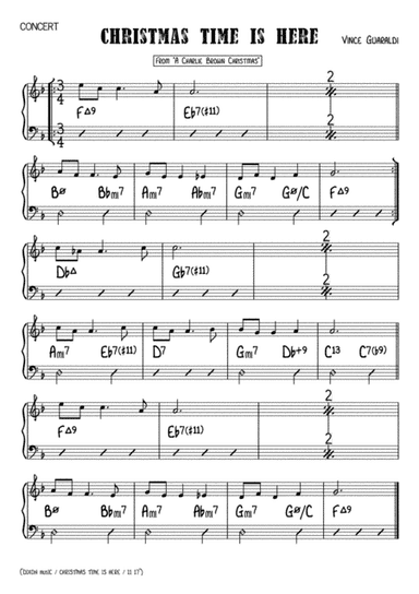 Christmas Time Is Here (arr. Iain Dixon)