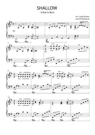 Shallow (arr. Lubos Zeman)