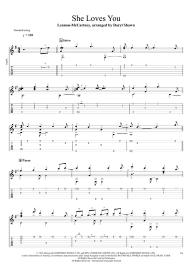 She Loves You (arr. Daryl Shawn)