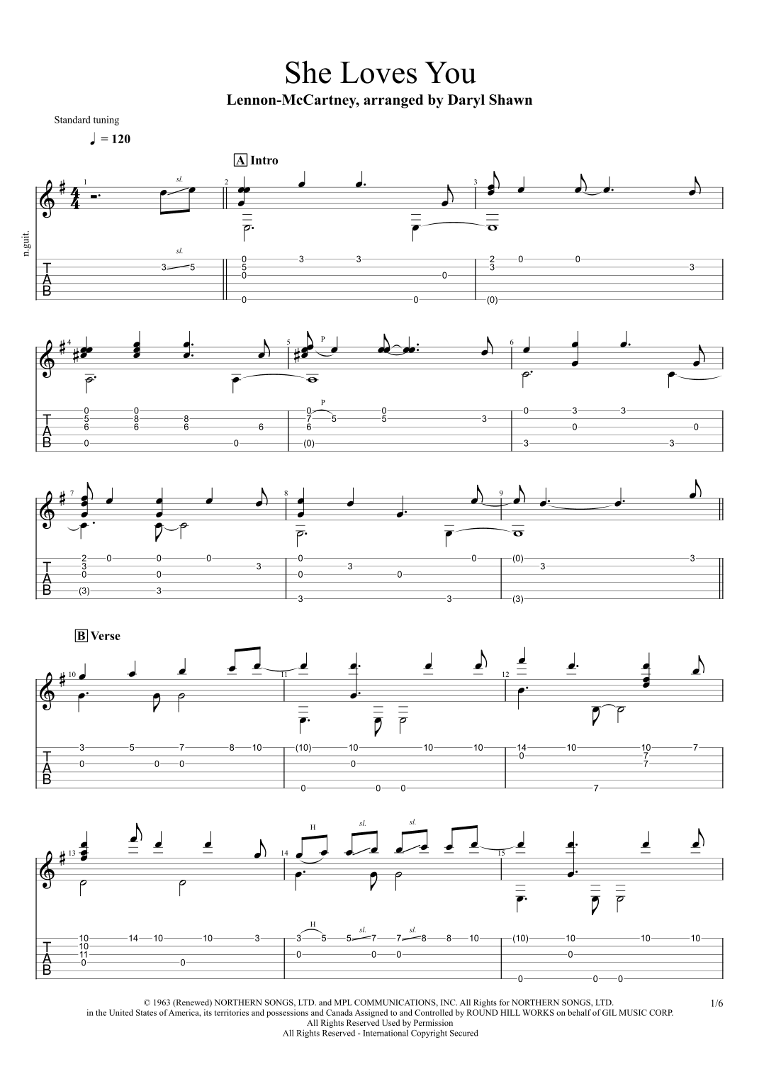 She Loves You (arr. Daryl Shawn)
