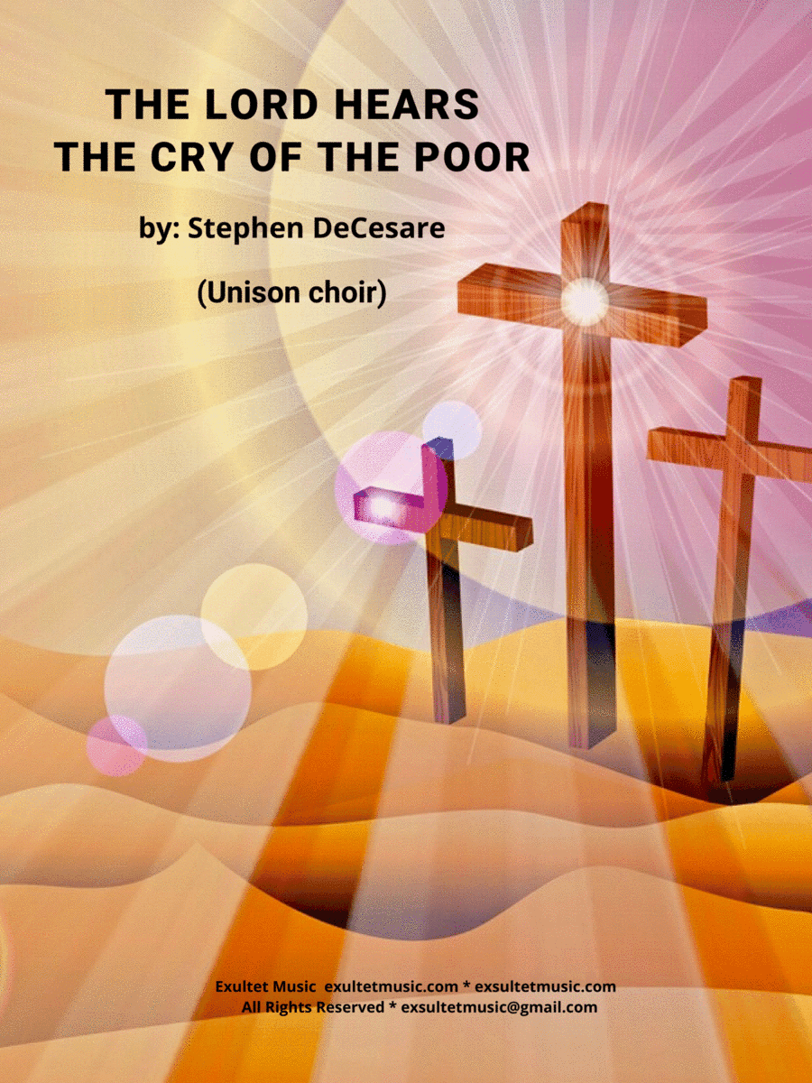 The Lord Hears The Cry Of The Poor (Unison choir)