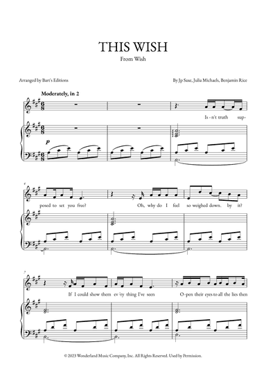 This Wish (arr. Bart's Editions)