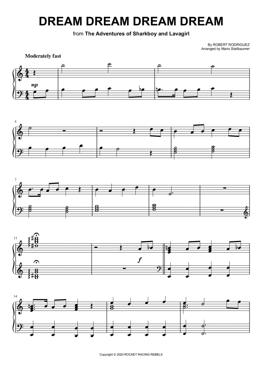 Dream Dream Dream Dream (arr. Mario Stallbaumer)