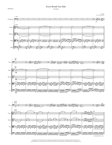 Every Breath You Take (arr. Fernando Britto)