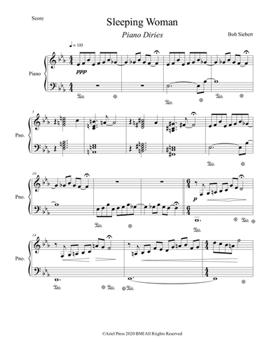 Sleeping Woman, from the "Piano Diaries"