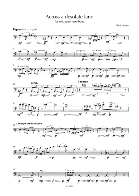 Across a desolate land