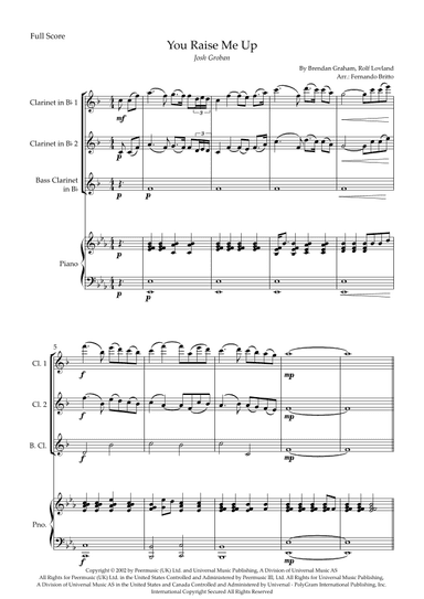 You Raise Me Up (arr. Fernando Britto)