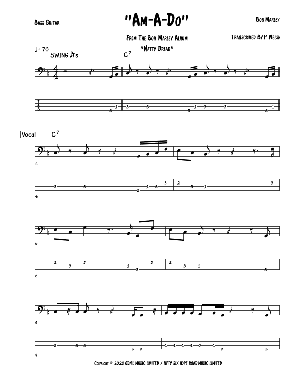 Am A Do (arr. Accubass)