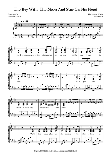 The Boy With The Moon And Star On His He (arr. Daniel Fichera)