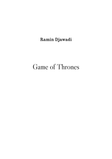 Game Of Thrones (arr. Stenio Caixeta)