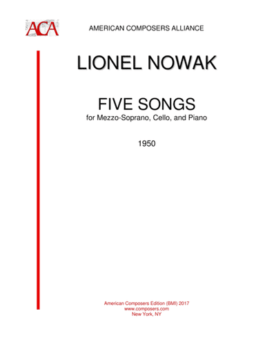 [NowakL] Five Songs
