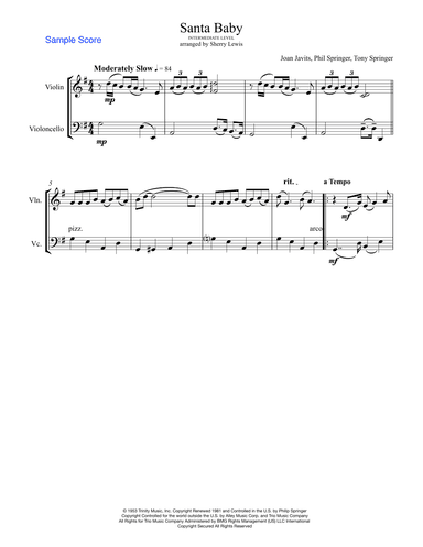 Santa Baby (arr. Sherry Lewis)