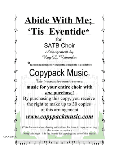 Abide With Me: 'Tis Eventide (arr. Roy L. Rummler)