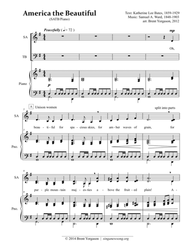 America The Beautiful (arr. Brent Yorgason)