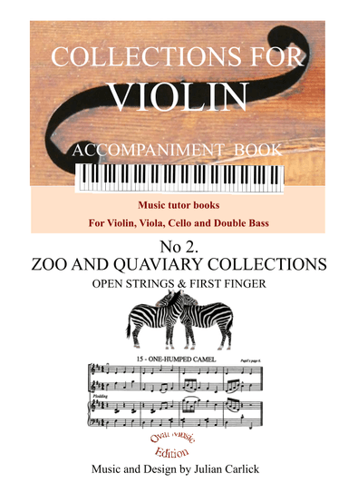 Zoo Quaviary:  Collections for Violin Vol 2 - ACCOMPANIMENT