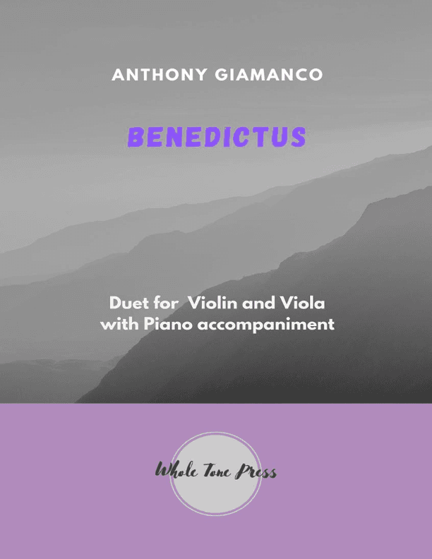 BENEDICTUS (Violin, Viola, piano)